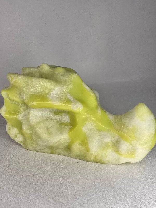 Lemon Jade & Calcite Dragon Head Z251