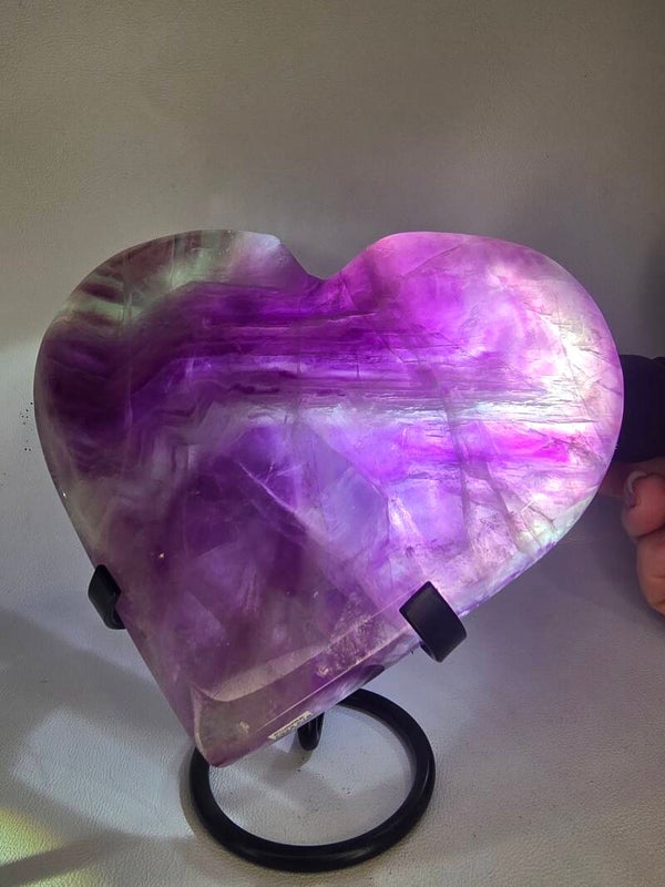 Fluorite Heart 868g Z924