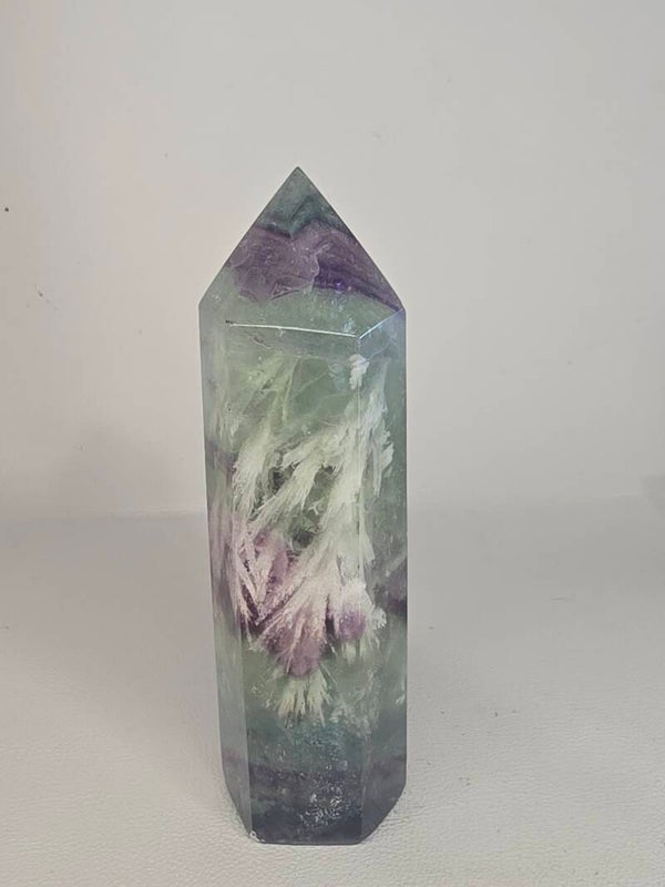 Feather Fluorite Tower I161F