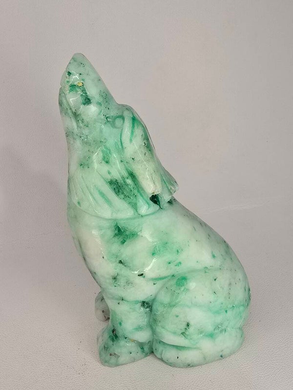 Phoenix Wolf Carving Z272