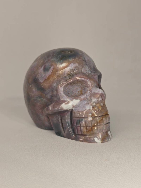 Ocean Jasper Skull 307g Z38