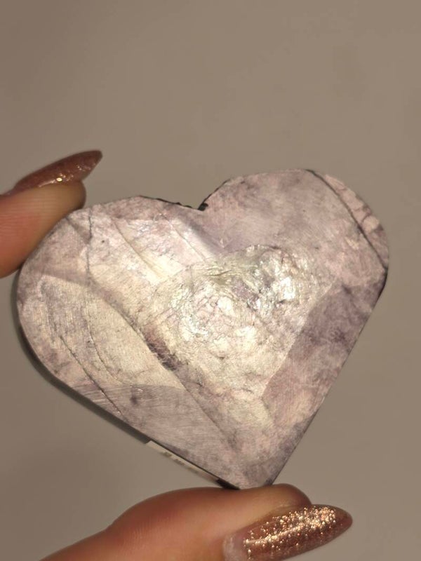 Purple Mica Heart R404