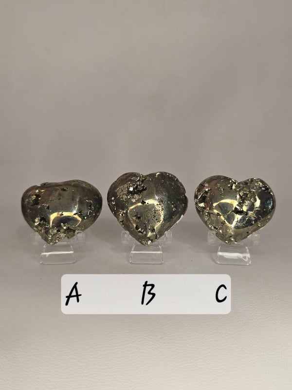 Peruvian Pyrite Heart Z51 Z513