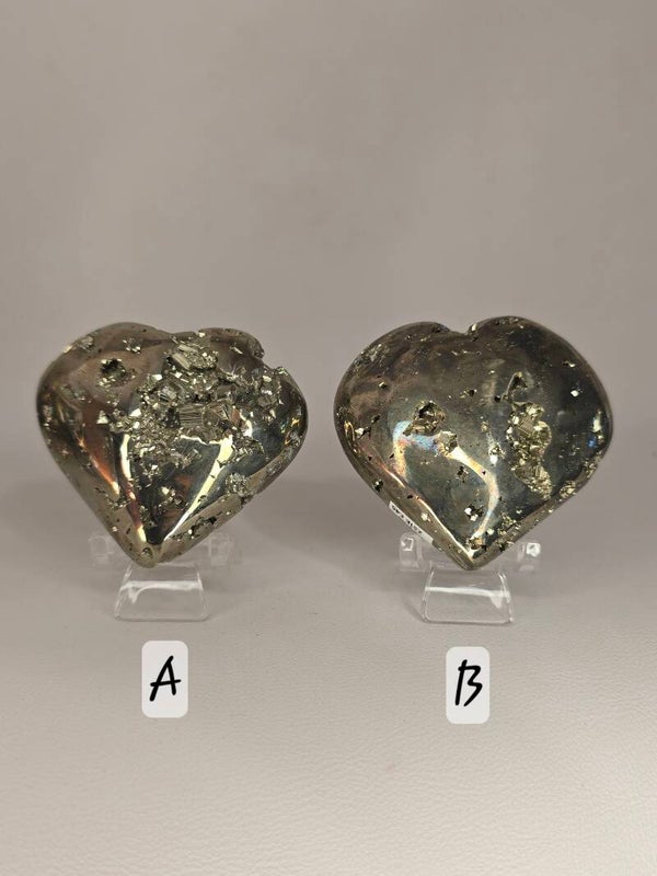 Peruvian Pyrite Heart D180A Z51B