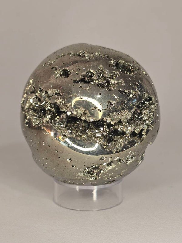 Peruvian Pyrite Sphere 458g Z162