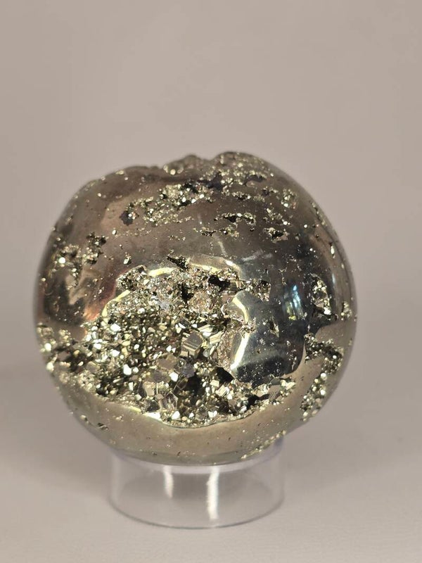 Peruvian Pyrite Sphere 387g Z163