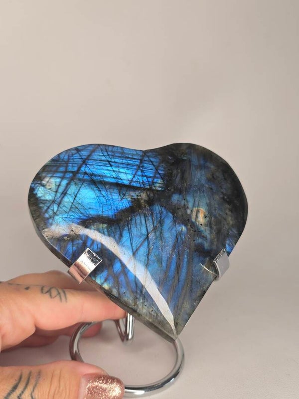 Labradorite Heart R657