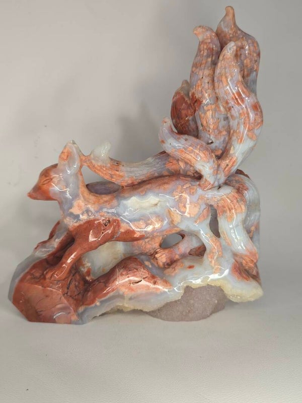 Cotton Candy Agate 9tails 1263g I108
