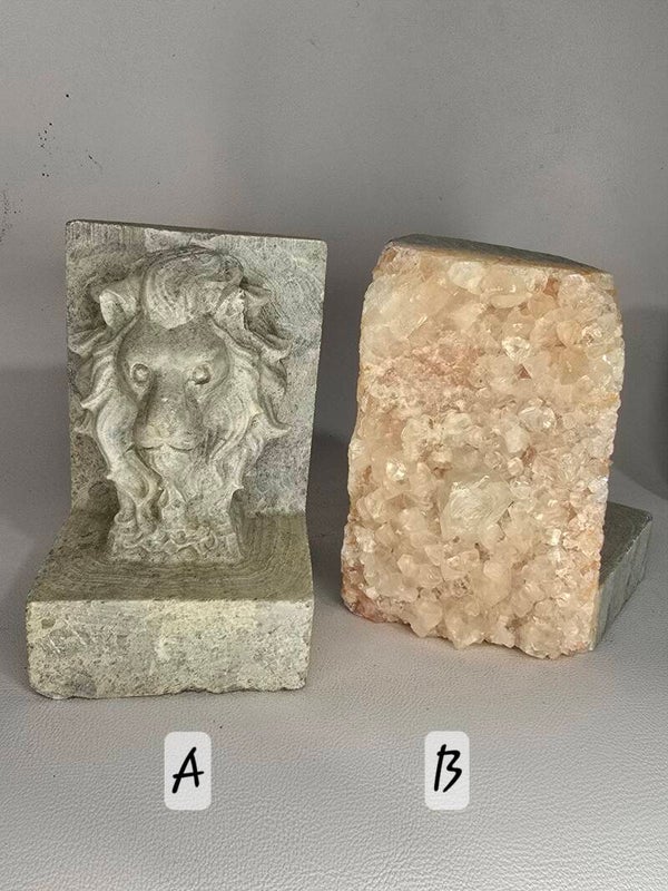 Calcite Lion Carving