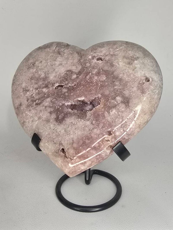Pink Amethyst Heart M35