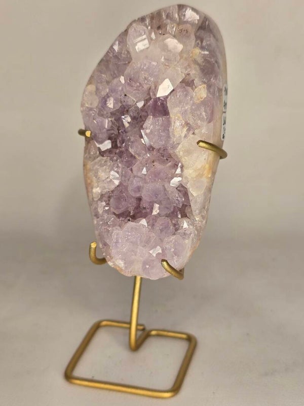 Pink Amethyst Freeform on Custom Stand LW104