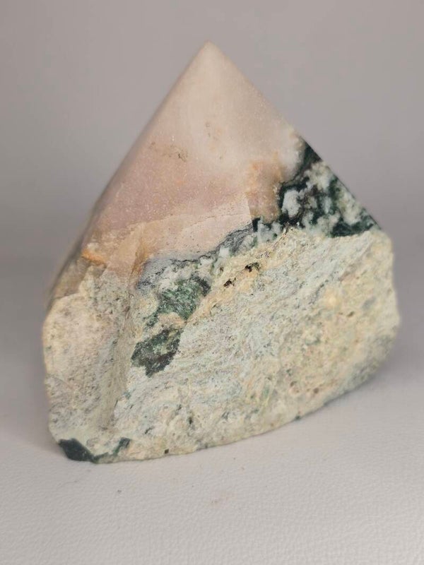 Pink Amethyst Part Polished Point 194g CM4