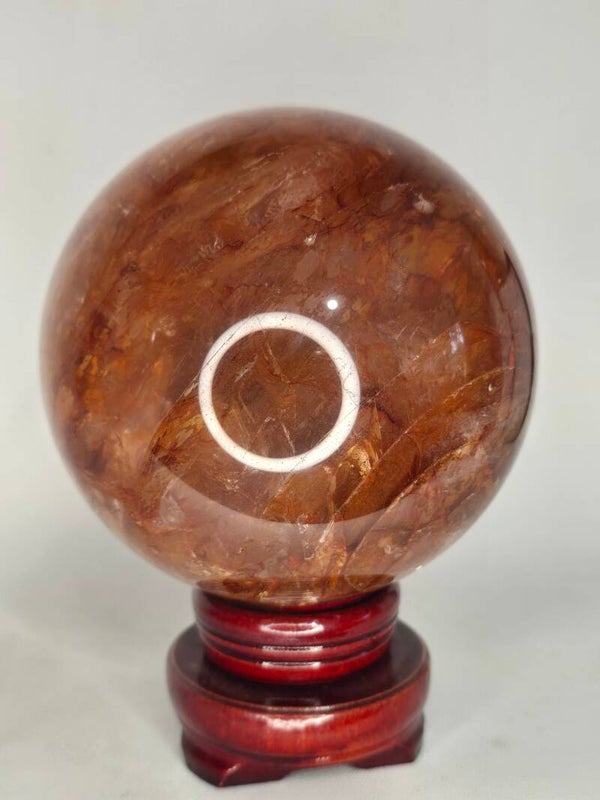 Fire Quartz Sphere 2592g CX188