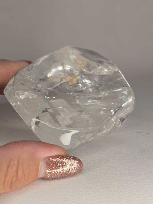 Clear Quartz Dish A126