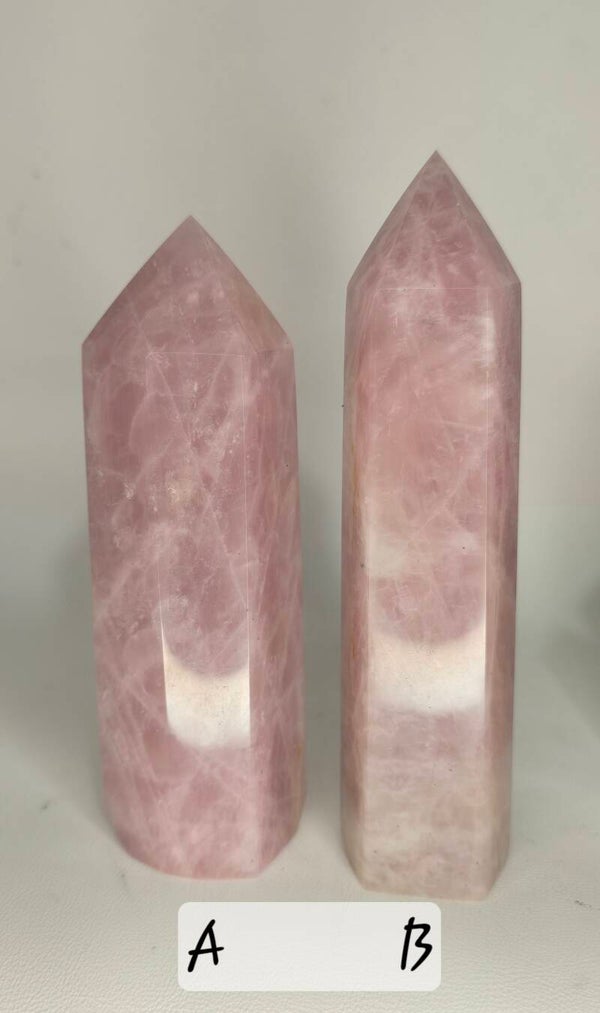 Pink Maka Rose Quartz Towers