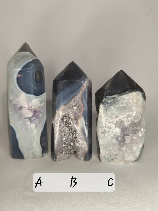 Amethyst Agate Towers