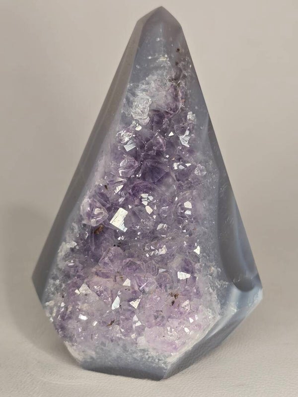 Amethyst Agate Pointed Tower 281g H40