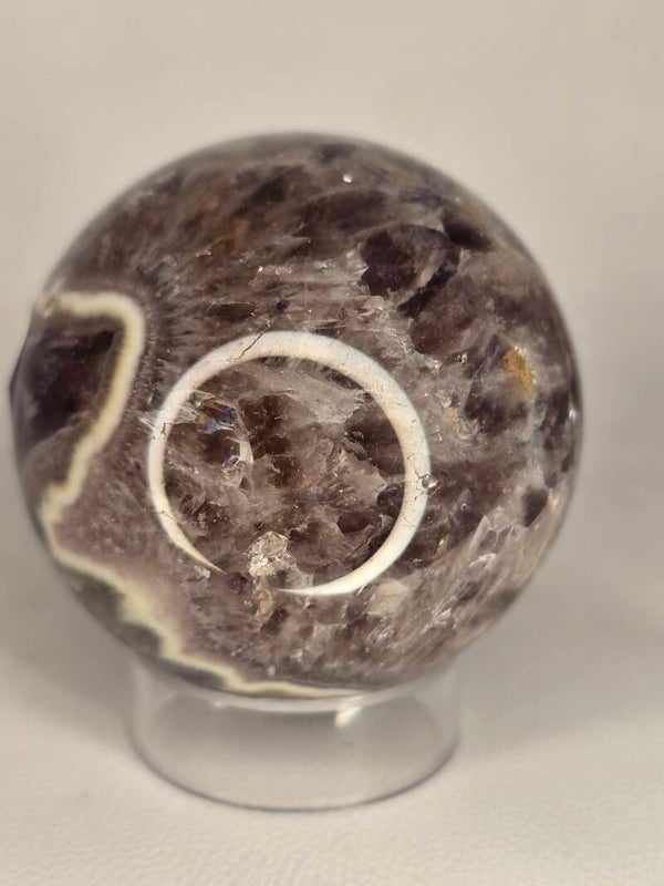 Feather Amethyst with UV 185g I63F