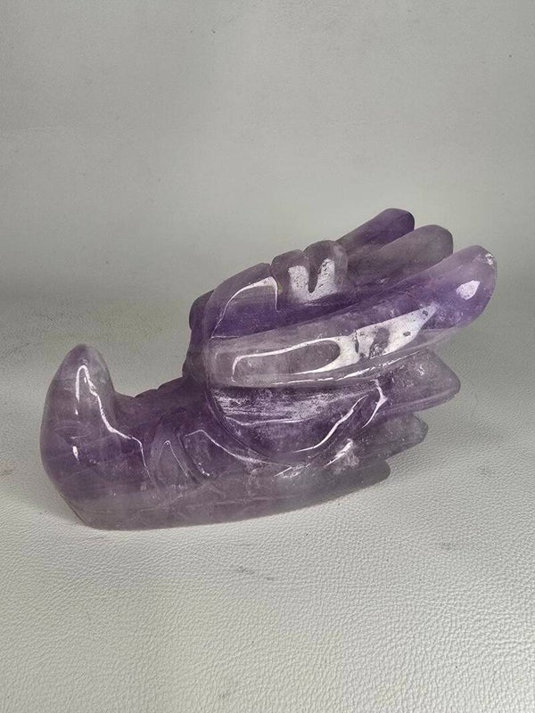 Amethyst Dragon Head 230g Z264