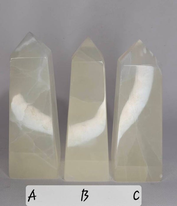 Silky Calcite Towers