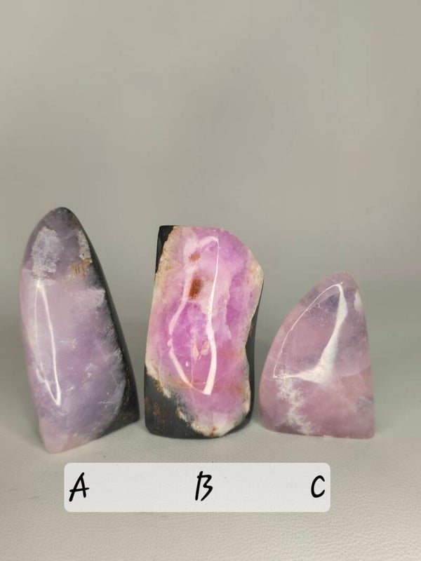 Pink Aragonite Freeforms