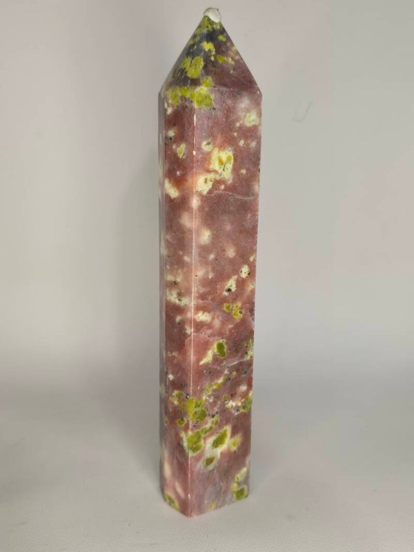 Pink Blossom Tourmaline Tower 477g R308