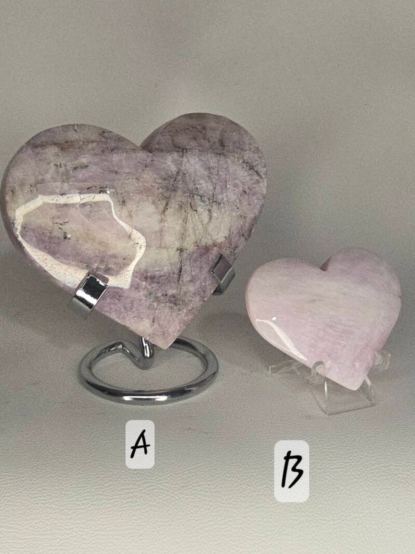 Kunzite Hearts