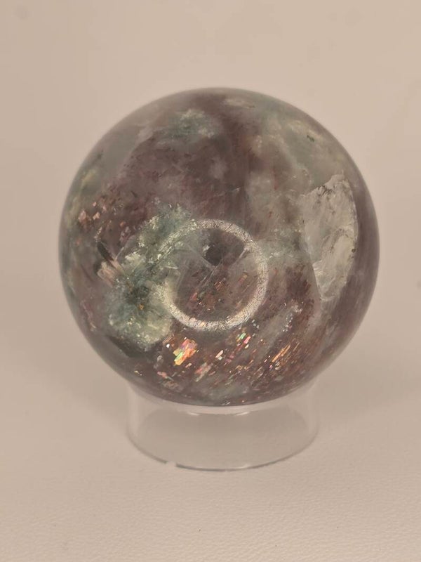 Bloodshot Iolite Sphere 187g Z292