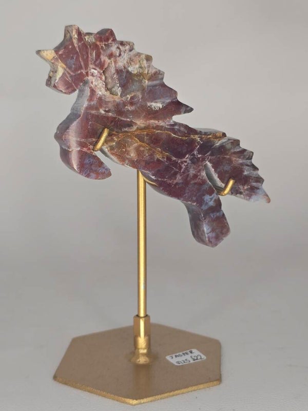Indonesian Jasper Unicorn On Stand JI25