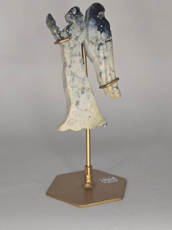 Indonisian Blue Plume Angel On Stand JI26