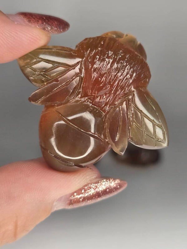 Amber Bee Carving JI28