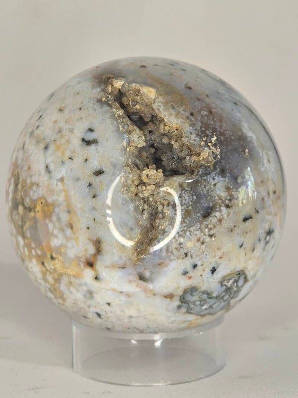 Ocean Jasper 8th Vein Sphere 243g Z318A