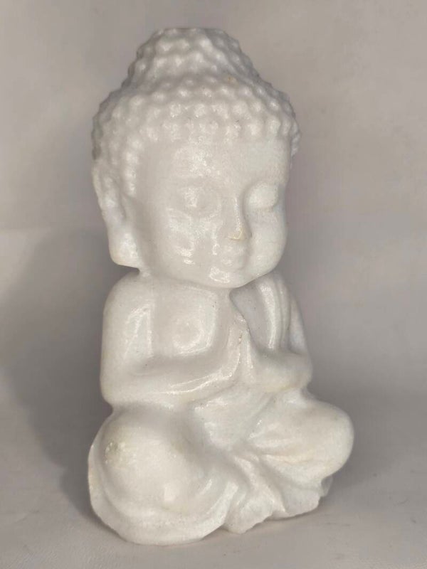 White Jade Buddha 1000g Z319