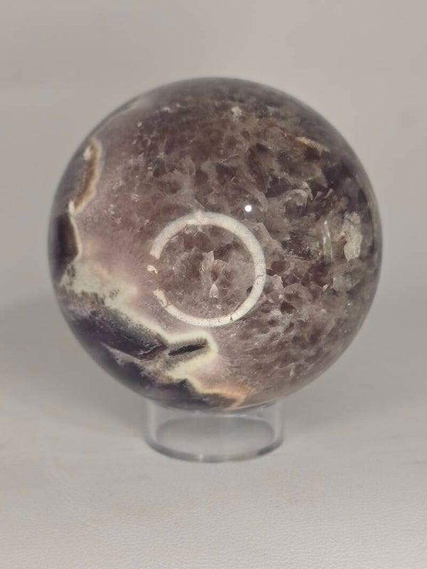 Feather Chevron Amethyst Sphere 542g Z321