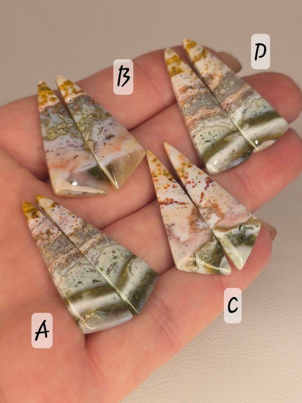 Ocean Jasper Matching Freeforms