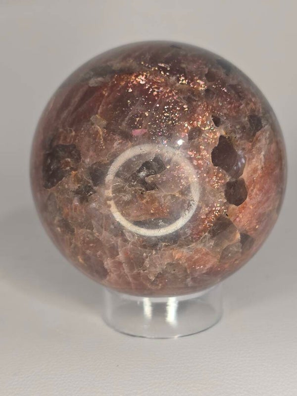 Sunstone & Moonstone Sphere 361g Z314A
