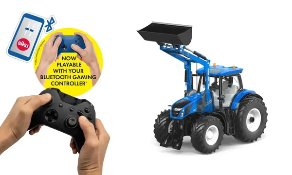 New Holland T7.315 met frontlader en besturing via de app