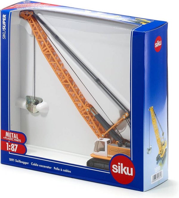 SIKU 1891, Liebherr Kabelgraafmachine, schaal 1:87, metaal/kunststof