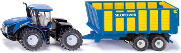 Siku new holland tractor met hooiwagen 1:50 (1947)