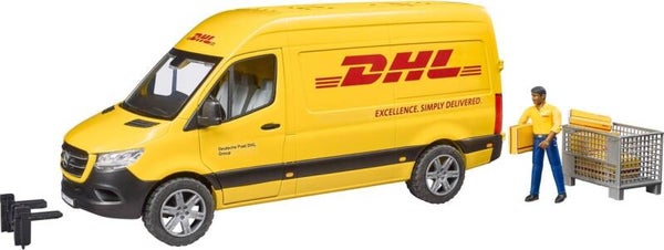 Bruder Mercedes Sprinter DHL met bestuurder (02671)
