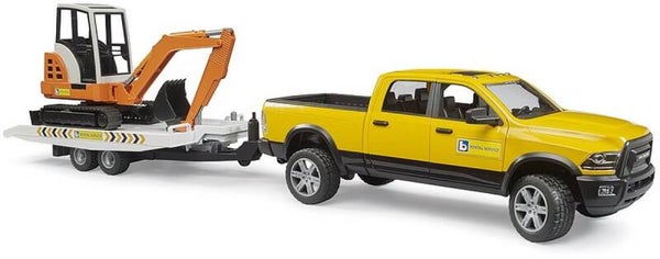 Bruder RAM Rental Service met mini graafmachine (02546)