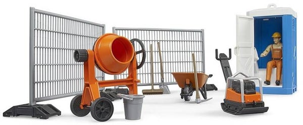 Bruder Bworld - Bouwset - Betonmolen en Dixie