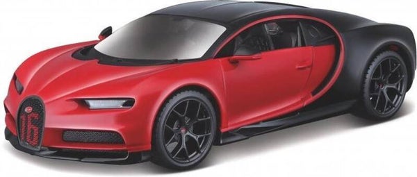 Bburago Bugatti CHIRON SPORT 1:32 - rood/zwart