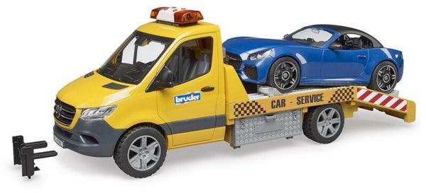 Bruder MB Sprinter autotransporter licht geluid (02675)