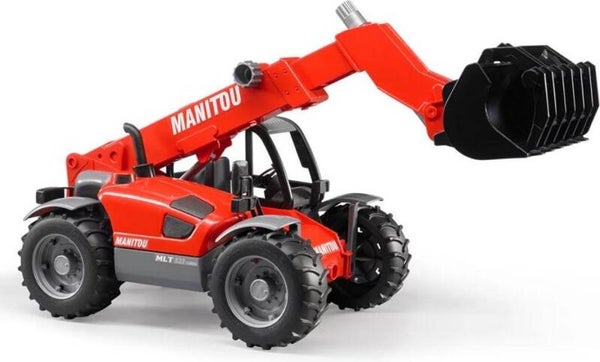 Bruder telescooplader MLT633 met shovel-grijper 43cm (02125