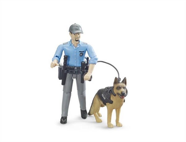 Bruder Politieagent met hond