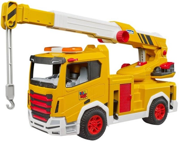 Bruder speelgoed kraanwagen Roadmax - stoere bouwtruck voor kinderen.
