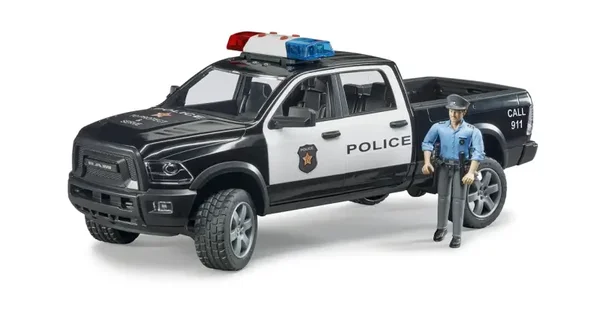Bruder RAM 2500 Politie pick-up (02505) Poppertje ontbreekt