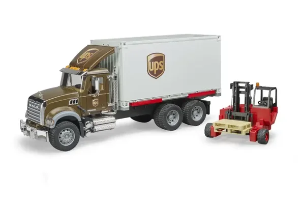 Bruder MACK truck UPS Zonder vorkheftruck (02828)
