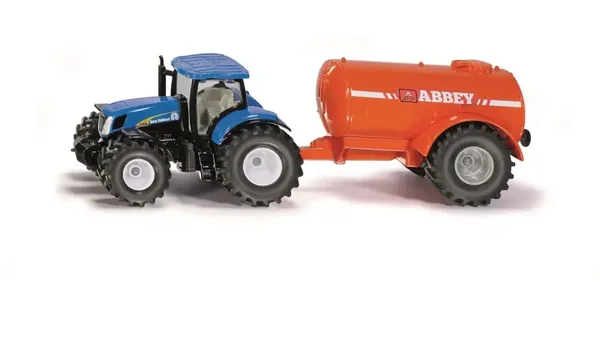 Siku tractor met enkele as vacuümtank 1:50 (1945)